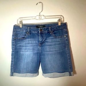 Liverpool Jean Shorts Blue Denim 31 Waist